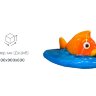 Детская игровая мебель рыба: размеры, характеристики