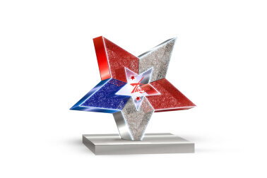 Инсталляция Звезда Победа