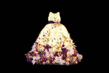 Световая фотозона Платье Princess