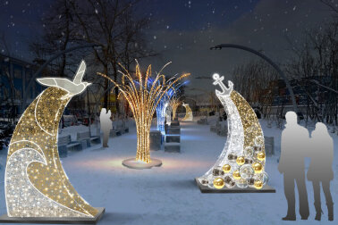 Комплект световых декораций &quot;Салют&quot;