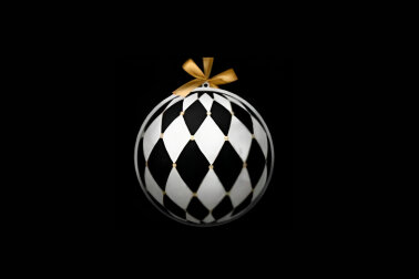 Шар с рисунком Аргайл