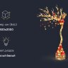 Светодиодное Дерево для украшения улиц: размер, характеристики