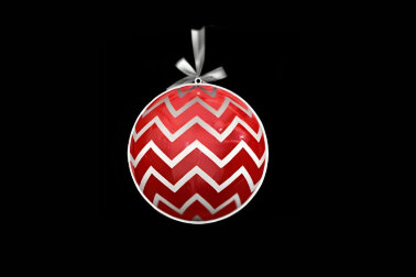 Шар с рисунком Зигзаги