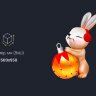 Фигура Зайчик с шаром для украшения витрин и атриумов ТЦ: размеры, характеристики