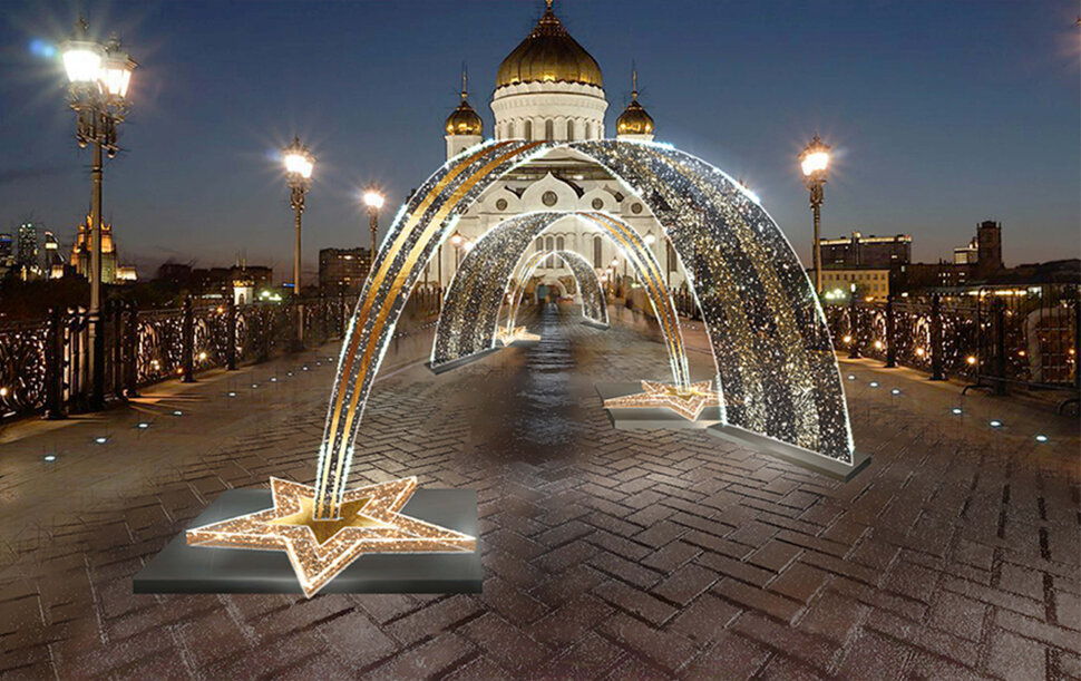 Арка Георгиевская ленточка