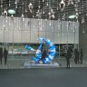 Световая фигура звездочет голубая