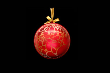 Шар с рисунком Иней