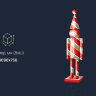 Фигура объемная человечек в полоску для декора помещений: размеры, характеристики