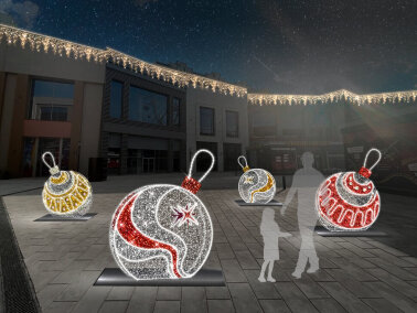 Комплект световых декораций &quot;Елочные шары&quot;