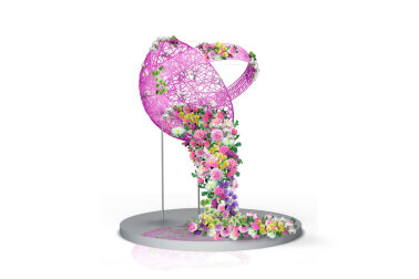 Фигура Корзина с цветами