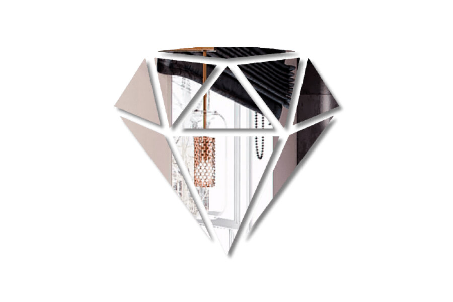 Декоративное зеркало Shine bright like a diamond