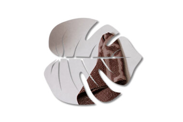 Декоративное зеркало Монстера