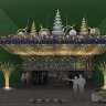 Светящаяся скульптура для помещений и улиц Салют