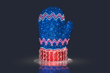 Инсталляция Варежка