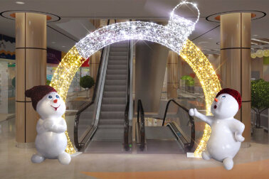 Комплект декораций &quot;Арка со снеговиками&quot;