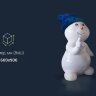 3D скульптура снеговика для декора помещений: размеры, характеристики