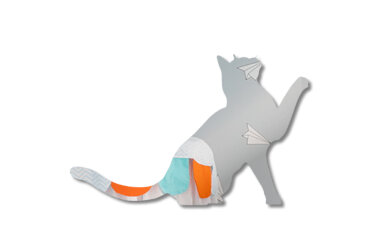 Декоративное зеркало Cat