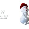 Снеговик объемный скульптура: размеры, характеристики