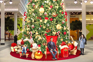 Комплект декораций &quot;Вокруг елки&quot;