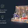 Инсталляция для праздника и нового года Чемодан: характеристики, цены, размеры