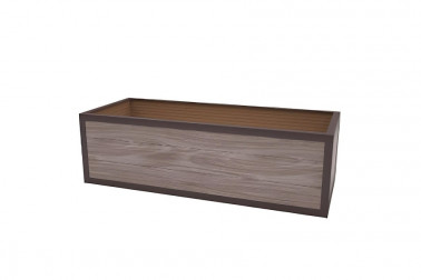 Конструкция Кашпо 1500х450х450 из ДПК