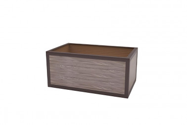 Конструкция Кашпо 1000х450х450 из ДПК