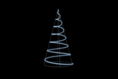 Световая ель Серпантин