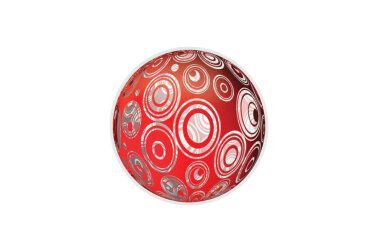 Шар прозрачный с рисунком