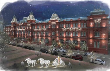 Комплект световых декораций &quot;Карета с лошадьми&quot;