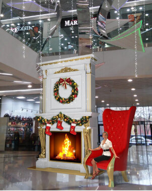 Комплект декораций &quot;Камин&quot;