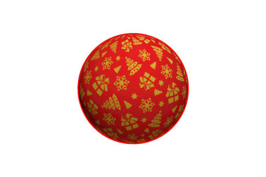 Шар с рисунком Новогодние подарки