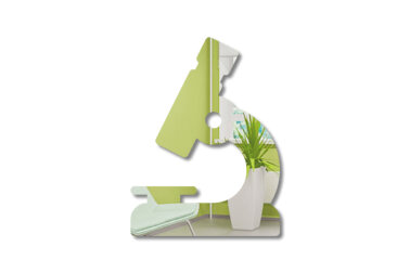 Декоративное зеркало Микроскоп