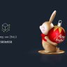 Фигура Зайчик с бантом объемная: размеры, характеристики