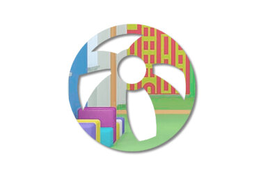 Декоративное зеркало Мячик