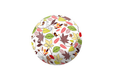 Шар с рисунком Ворох листьев