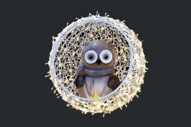 Фигура Совенок в шаре 5