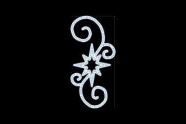 Светодиодная консоль Звезда, одноцветная