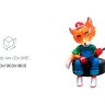 Лиса Механик фигура объемная: габариты, характеристики 