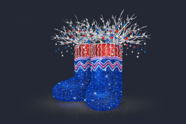 Инсталляция Валенки