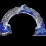 Арка с элементами айсбергов 