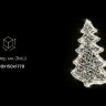 Светодиодная новогодняя ель фигура плетеная декорация: размеры, характеристики
