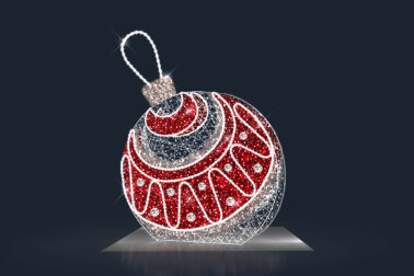 Инсталляция Шар игрушка 3