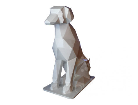 Фигура "Полигональная собака"