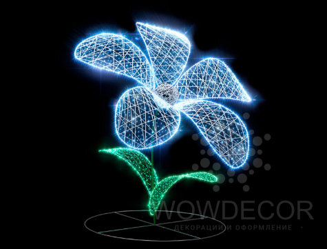 Световая фигура "Весенний цветок"