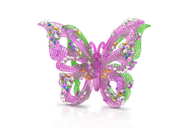 Световая фотозона &quot;Бабочка Dream&quot;