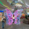 Световая фотозона "Бабочка Dream" для торговых центров