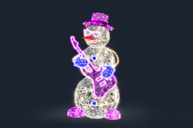 Снеговик гитарист