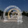 Светодиодная фигура в виде сияющего оленя декор для улиц и помещений