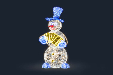 Снеговик аккордеонист