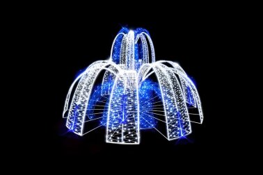 Светодиодная инсталляция Фонтан